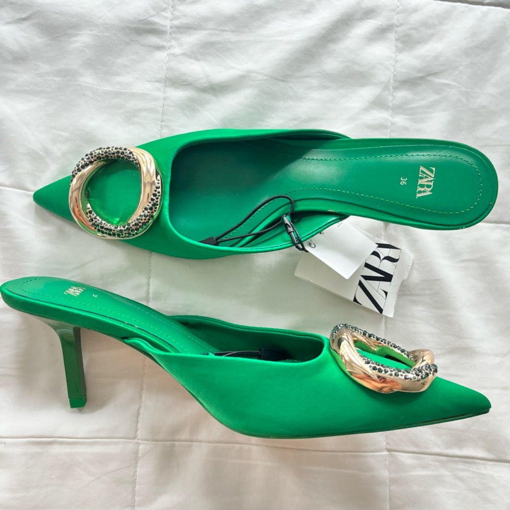 Zara kitten heels- new